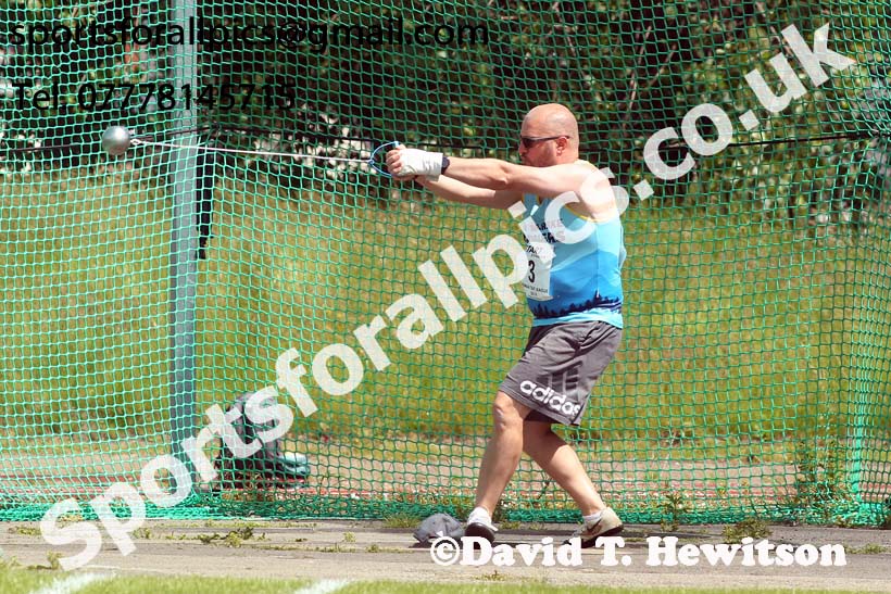 Mens hammer, 2019 NEMA Track and Field Champs, Monkton. Photo:  David T. Hewitson/Sports for All Pics